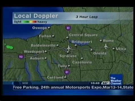 channel 3 syracuse weather forecast.